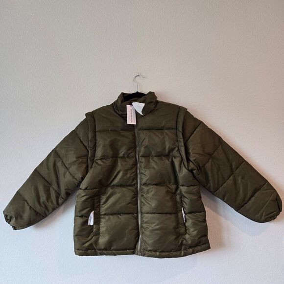 NWT Small WeWoreWhat Nylon Puffer Jacket - Picture 3 of 12